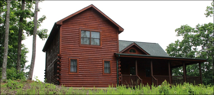 Professional Log Home Borate Application  Garrard County, Kentucky