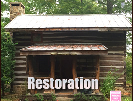 Historic Log Cabin Restoration  Garrard County, Kentucky